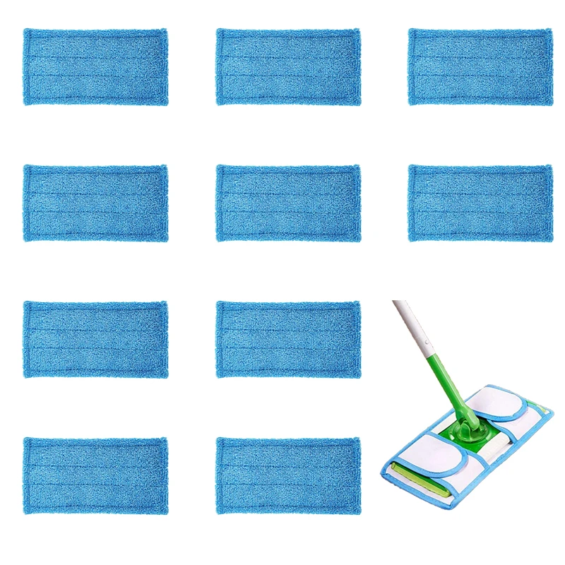 10PCS Microfiber Reusable Washable Steam Cleaner Accessories Mop Pads,For Swiffer Sweeper Steam Cleaner Parts
10PCS Microfiber Reusable Washable Steam Cleaner Accessories Mop Pads,For Swiffer Sweeper Steam Cleaner Parts