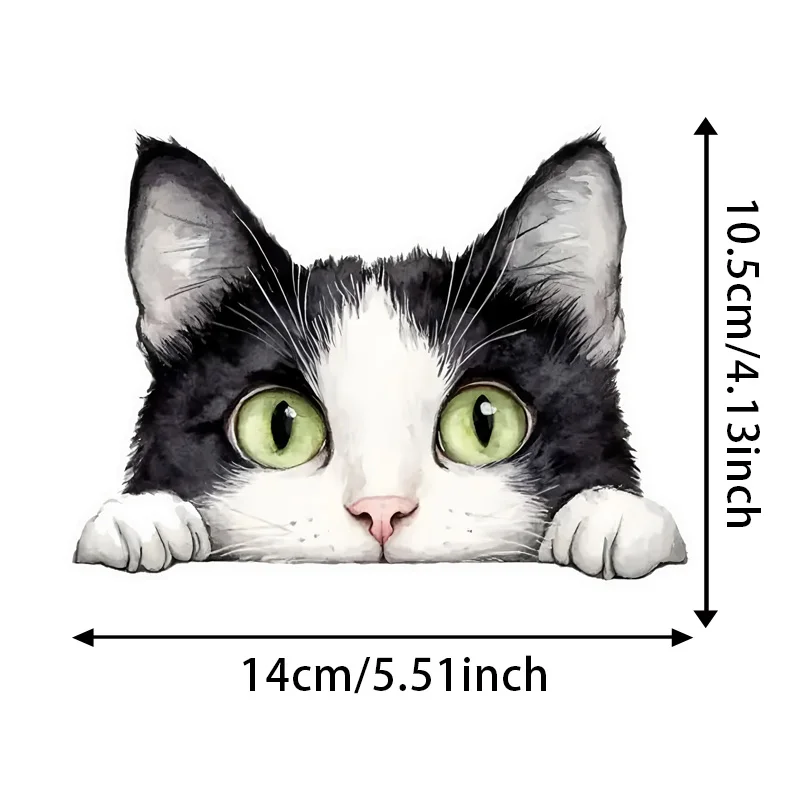 Водонепроницаемые Наклейки Из ПВХ С Изображением Кошки, 14x10,5 См, Для Заднего Стекла Автомобиля, Ноутбуков, Бутылок Для Воды
Водонепроницаемые Наклейки Из ПВХ С Изображением Кошки, 14x10,5 См, Для Заднего Стекла Автомобиля, Ноутбуков, Бутылок Для Воды