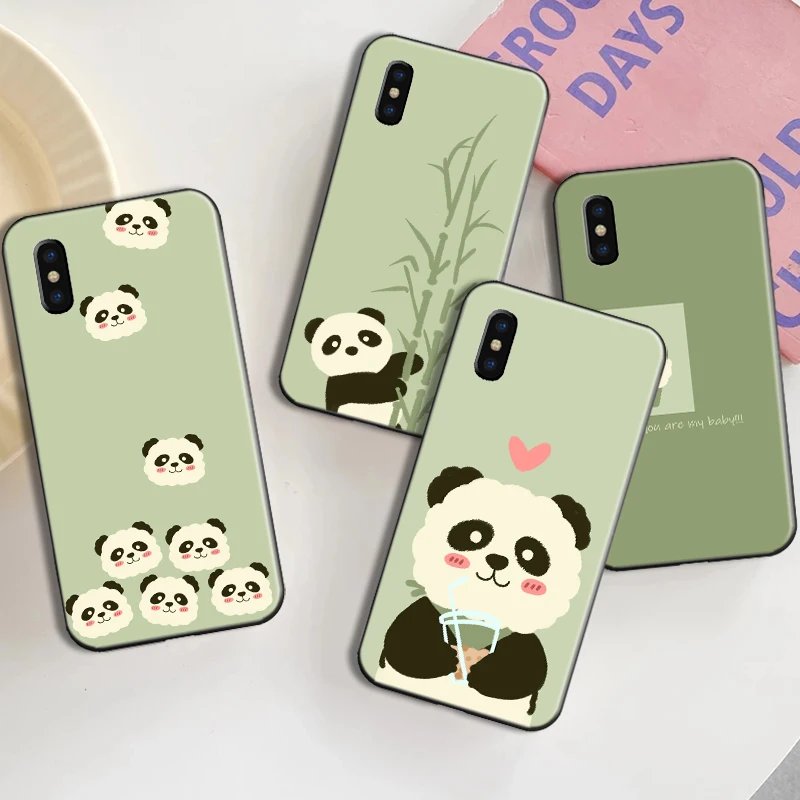 Cartoon Cute Panda Bear Phone Case For Funda iPhone 13 12 11 Pro Max 13 12 Mini X XR XS Max 6 6s 7 8 Plus Soft Back
Cartoon Cute Panda Bear Phone Case For Funda iPhone 13 12 11 Pro Max 13 12 Mini X XR XS Max 6 6s 7 8 Plus Soft Back