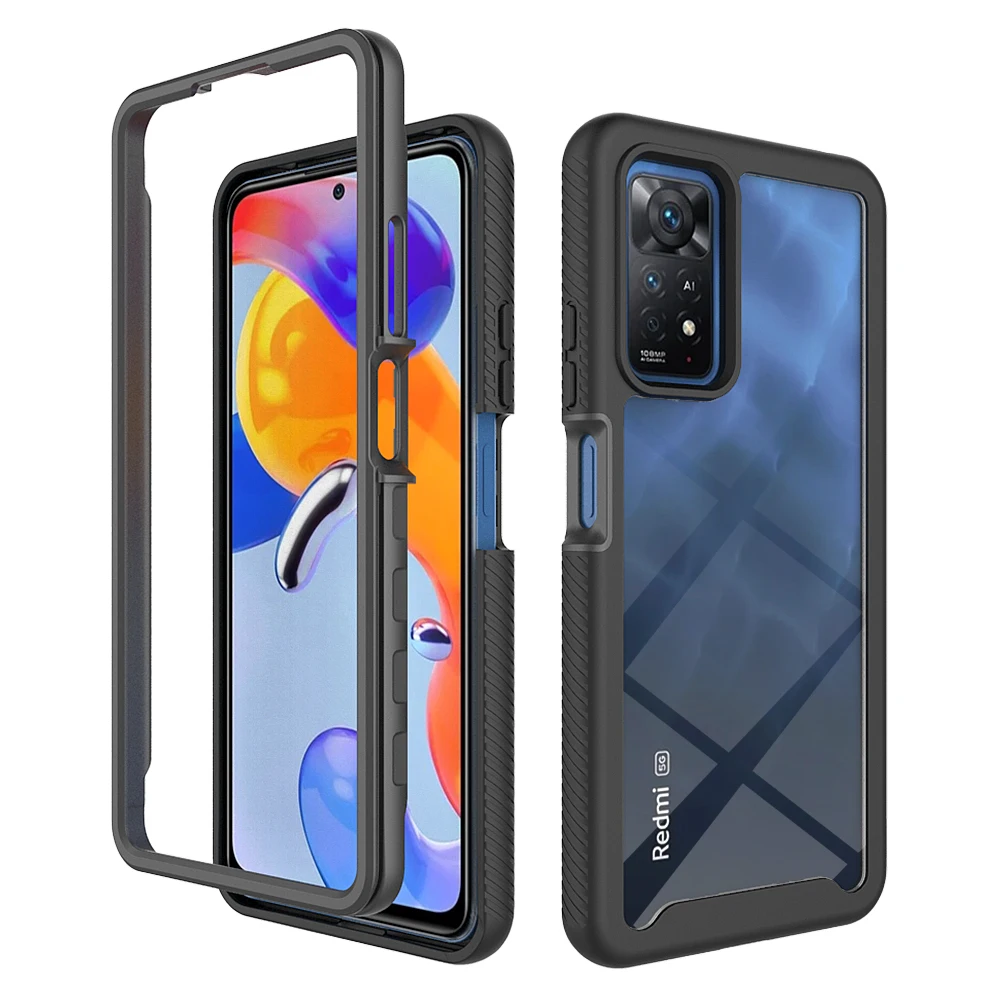 Case For Redmi Note 11 Pro Note 11T 5G Redmi 10 Mi 11 10T Rugged Shockproof Clear Bumper Cover 360 Degree Full Body Protection
Case For Redmi Note 11 Pro Note 11T 5G Redmi 10 Mi 11 10T Rugged Shockproof Clear Bumper Cover 360 Degree Full Body Protection