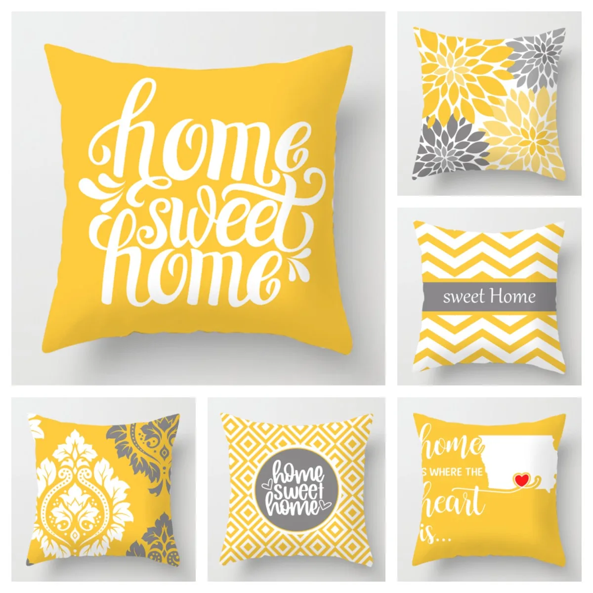 Nordic Yellow Sweet Home Pillowcase Home Decoration Living Room Sofa Decoration Pillowcase 40*40 Car Cushion Cover 50x50 60*60
Nordic Yellow Sweet Home Pillowcase Home Decoration Living Room Sofa Decoration Pillowcase 40*40 Car Cushion Cover 50x50 60*60