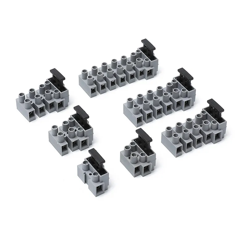 5 Pcs 2 Pole 10mm Pitch 5x20mm Fuse Terminal Block Gray
5 Pcs 2 Pole 10mm Pitch 5x20mm Fuse Terminal Block Gray