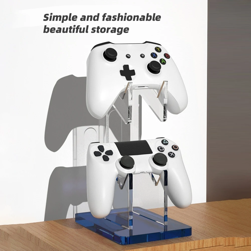 Dual Controller Stand for PS5 PS4 Xbox One Nintendo Switch, Universal Desk Controller Holder Gaming Accessories
Dual Controller Stand for PS5 PS4 Xbox One Nintendo Switch, Universal Desk Controller Holder Gaming Accessories