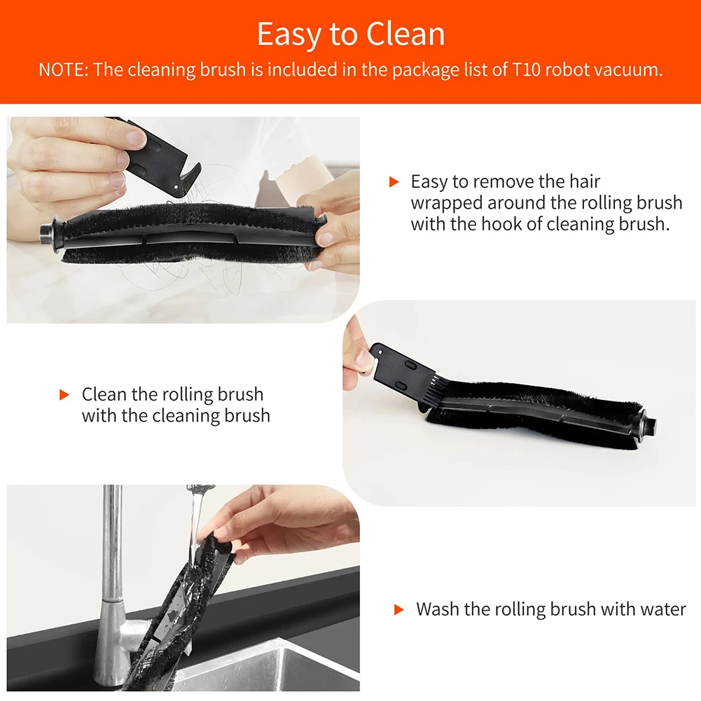 Roller Brush For Ultenic T10 Robot Vacuum Cleaner With Dust Collection Vacuum Cleaner Replacement Parts High Quality
Roller Brush For Ultenic T10 Robot Vacuum Cleaner With Dust Collection Vacuum Cleaner Replacement Parts High Quality