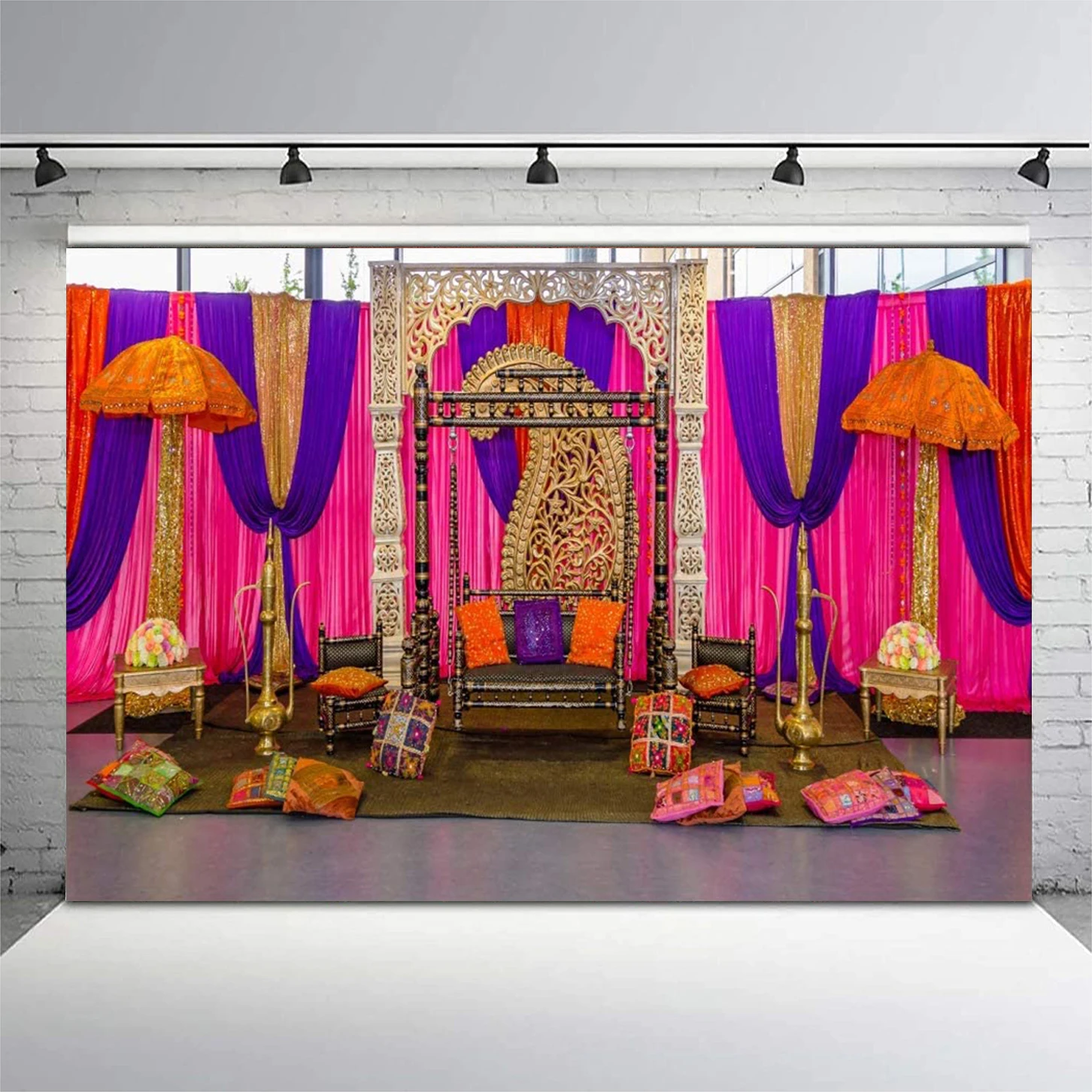 Wedding Backdrop Bohemian India Style Ceremony Moroccan Bridal Baby Shower Party Wall Banner Photo Booth Photography Background
Wedding Backdrop Bohemian India Style Ceremony Moroccan Bridal Baby Shower Party Wall Banner Photo Booth Photography Background