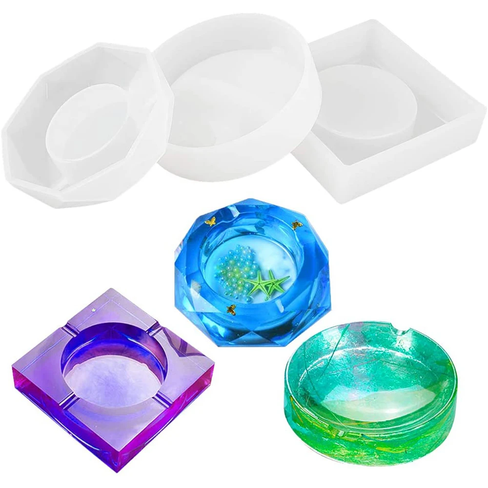 Square Round Ashtray Resin Silicone Mold Epoxy Resin Tray Moulds For Making DIY Resin Trays Art Crafts Home Decoration
Square Round Ashtray Resin Silicone Mold Epoxy Resin Tray Moulds For Making DIY Resin Trays Art Crafts Home Decoration