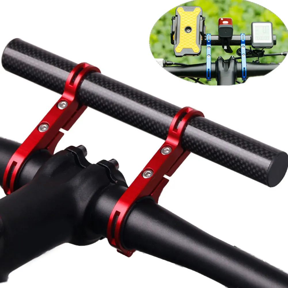 25CM Carbon Tube Bicycle Handlebar Extender Double Clamp Alloy Bracket For 18-35mm Handlebar Extension Bike Light GPS Computer
25CM Carbon Tube Bicycle Handlebar Extender Double Clamp Alloy Bracket For 18-35mm Handlebar Extension Bike Light GPS Computer
