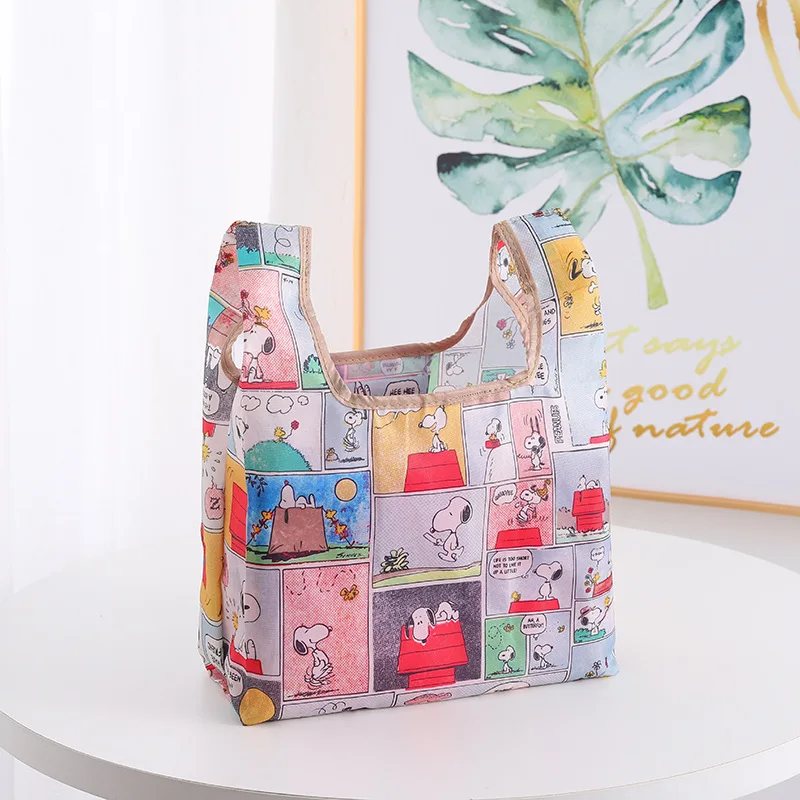 

Kawaii Sanrio сумка для покупок Hello Kittys cinnamorol аксессуары Милая аниме Складная портативная Экологически чистая сумка Игрушки для девочек подарок