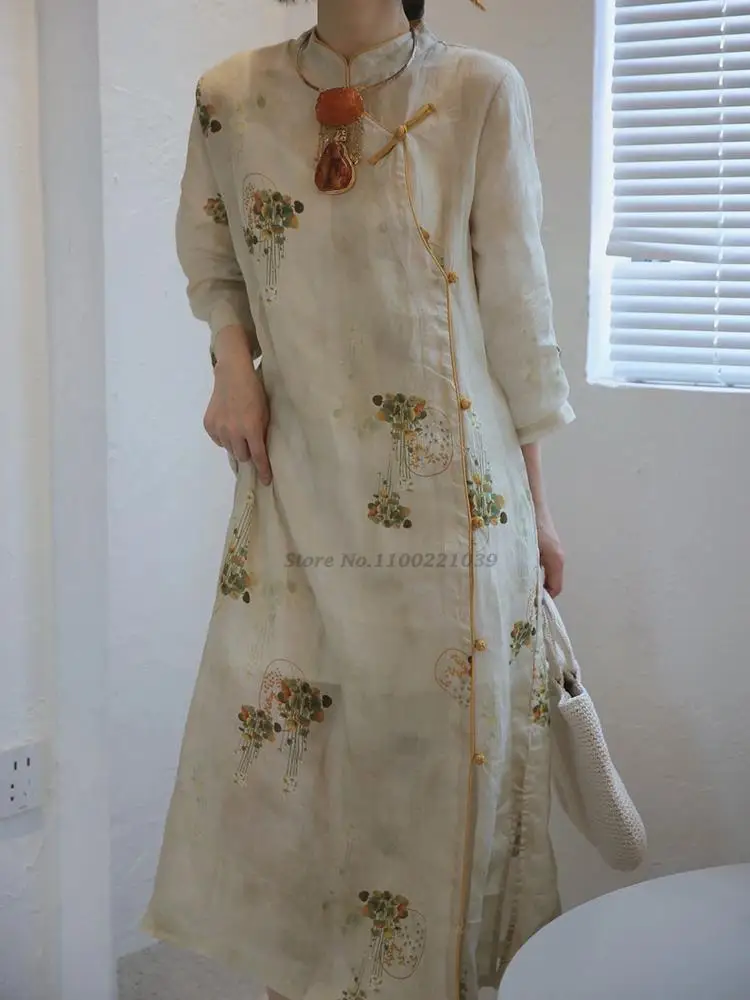 2023 chinese traditional qipao vintage flower print cheongsam elegant cotton linen cheongsam oriental tea service qipao zen suit
2023 chinese traditional qipao vintage flower print cheongsam elegant cotton linen cheongsam oriental tea service qipao zen suit