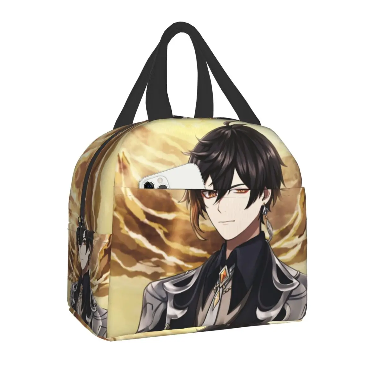 Ударная изолированная сумка для обеда Zhongli Genshin для детей, Женский кулер для игр в стиле аниме, термальная коробка для бенто, сумки для кемпинга и пикника на открытом воздухе
Ударная изолированная сумка для обеда Zhongli Genshin для детей, Женский кулер для игр в стиле аниме, термальная коробка для бенто, сумки для кемпинга и пикника на открытом воздухе