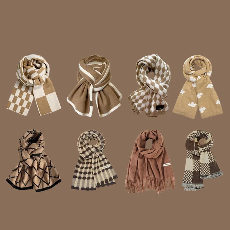 Brown Style Womens Scarf, Fashion Plaid Shawls Wraps, Grid Winter Fall Warm Lattice Large Scarves, Gifts
Brown Style Womens Scarf, Fashion Plaid Shawls Wraps, Grid Winter Fall Warm Lattice Large Scarves, Gifts