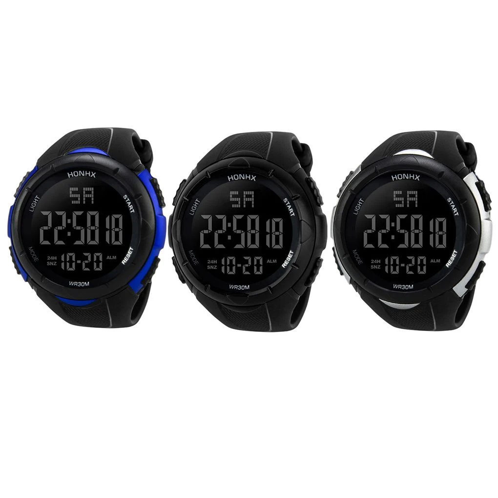 TPU Man Watch Portable Week Display Electronic Wristwatch Indoor Outdoor Home Exercising Watches Christmas Birthday Gifts
TPU Man Watch Portable Week Display Electronic Wristwatch Indoor Outdoor Home Exercising Watches Christmas Birthday Gifts