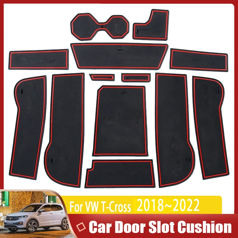 Car Door Groove Mats For Volkswagen VW T-Cross 2018 2019 2020 2021 2022 Auto Non-Slip Pads Gate Slot Cup Mats Car Accessories
Car Door Groove Mats For Volkswagen VW T-Cross 2018 2019 2020 2021 2022 Auto Non-Slip Pads Gate Slot Cup Mats Car Accessories