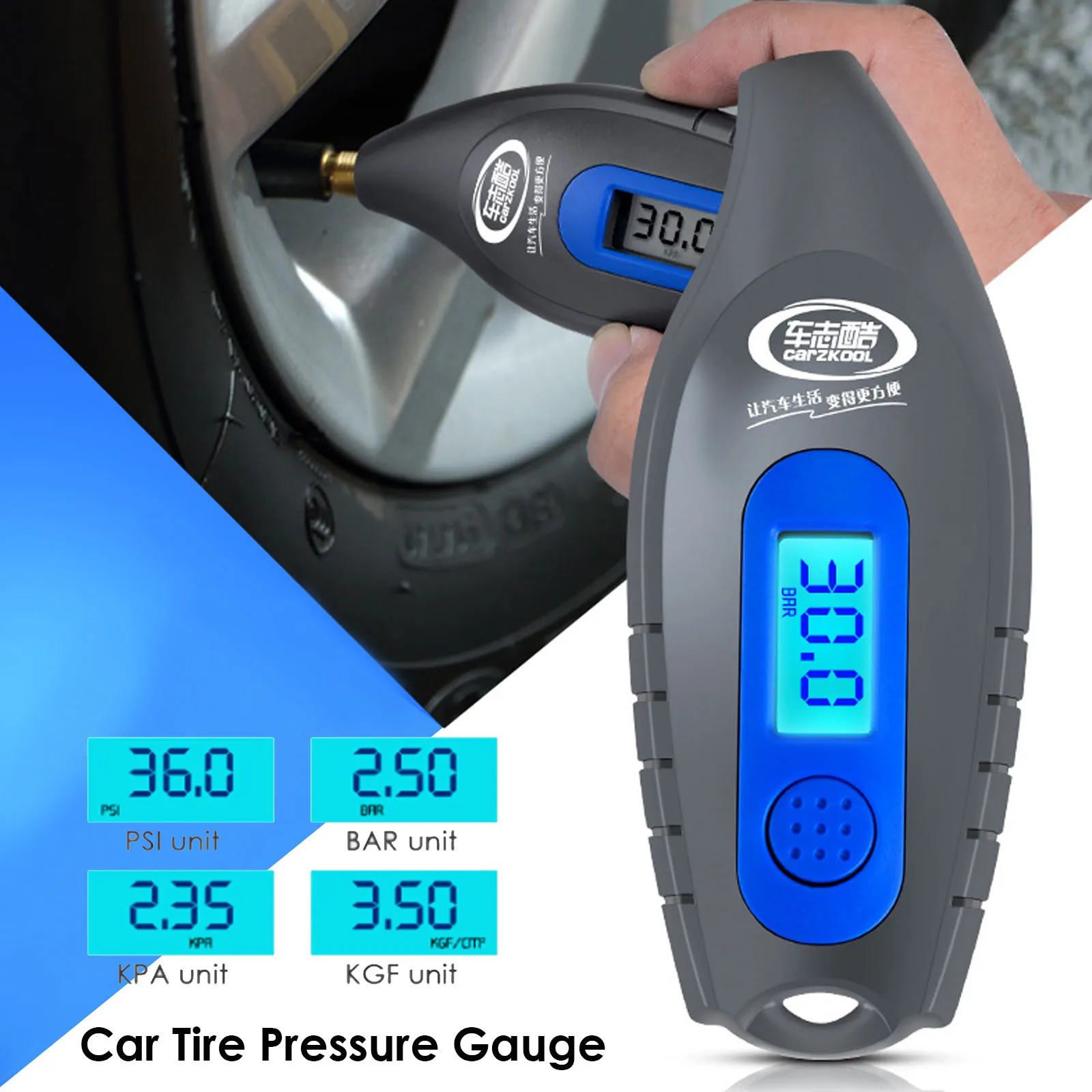 Digital Car Tire Tyre Air Pressure Gauge Meter LCD Display Manometer Barometers Tester 0-150PSI For Car Truck Motorcycle Bike
Digital Car Tire Tyre Air Pressure Gauge Meter LCD Display Manometer Barometers Tester 0-150PSI For Car Truck Motorcycle Bike