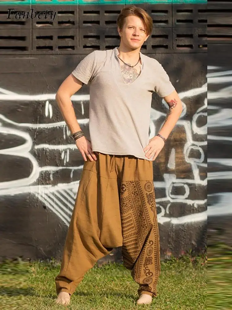 Vintage Pattern Print Mens Loose Harem Pants 2022 Spring Fashion Loose Trousers For Men Summer Casual Mid Waist Pants Streetwear
Vintage Pattern Print Mens Loose Harem Pants 2022 Spring Fashion Loose Trousers For Men Summer Casual Mid Waist Pants Streetwear
