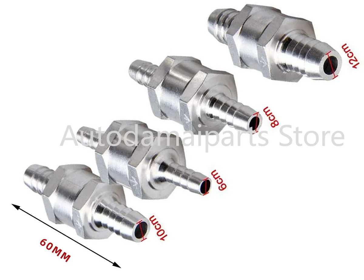 Gasoline and Diesel Fuel One-way Check Valve 6/8/10/12 Aluminum Alloy One-way Valve Automobile Oil Circuit Check Valve
Gasoline and Diesel Fuel One-way Check Valve 6/8/10/12 Aluminum Alloy One-way Valve Automobile Oil Circuit Check Valve