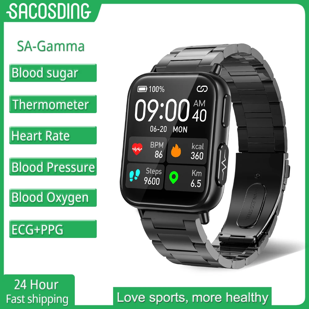 2023 New ECG+PPG Smart Watch Men Health Blood Sugar Heart Rate Blood Pressure Fitness Sports Watches IP68 Waterproof Smartwatch
2023 New ECG+PPG Smart Watch Men Health Blood Sugar Heart Rate Blood Pressure Fitness Sports Watches IP68 Waterproof Smartwatch