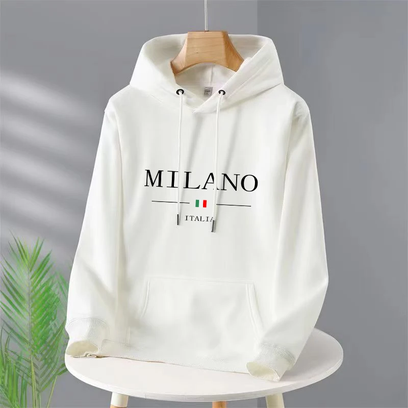 luxury Milano Printed For Men's/Women Casual Fashion Brand Hoodies Loose Pullover Versatile Comfortable Sweater With Hood Y2k 
luxury Milano Printed For Men's/Women Casual Fashion Brand Hoodies Loose Pullover Versatile Comfortable Sweater With Hood Y2k