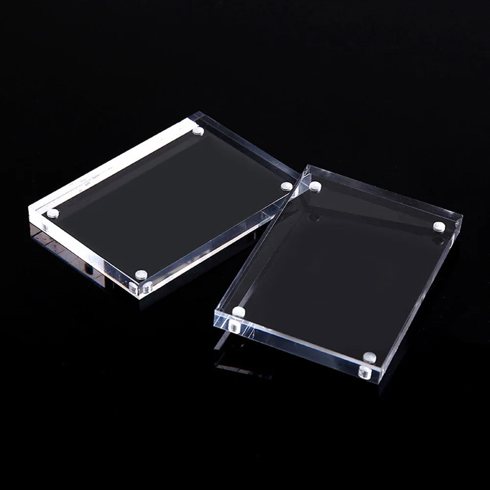 1cm+1cm Thick High Transparent Acrylic Picture Frame Display Small Freestanding Polished Magnetic Clear Photo Frame Home Decor
1cm+1cm Thick High Transparent Acrylic Picture Frame Display Small Freestanding Polished Magnetic Clear Photo Frame Home Decor