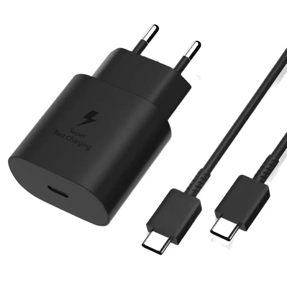EP-TA800 EU 25W PD Super Fast Charger Double Type C Travel Quick Charging Adapter for SAMSUNG GALAXY Note10 10+ S10 5G S20 S21
EP-TA800 EU 25W PD Super Fast Charger Double Type C Travel Quick Charging Adapter for SAMSUNG GALAXY Note10 10+ S10 5G S20 S21