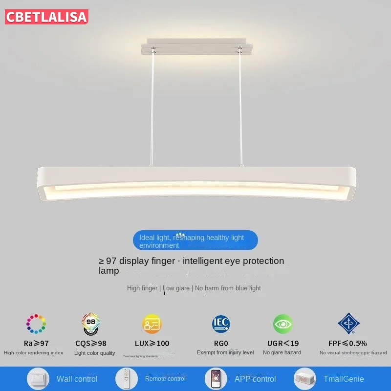 Dining Room Chandelier Simple Modern Full Spectrum Eye Protection Dining Room Light Minimalist White Strip Study Light
Dining Room Chandelier Simple Modern Full Spectrum Eye Protection Dining Room Light Minimalist White Strip Study Light