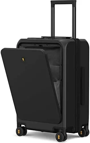 

Дорожный чемодан Pro для ручной клади, легкий жесткий чемодан из поликарбоната 20 дюймов с USB-портом для зарядки, тележка-Спиннер для багажа