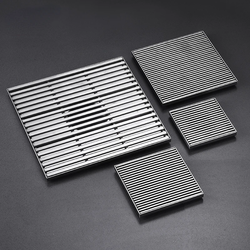 Solid 304 Stainless Steel 15*15 Floor Drain DN110 Bathroom Square Odorproof Floor Drain Hotel Engineering Floor Drain Cover
Solid 304 Stainless Steel 15*15 Floor Drain DN110 Bathroom Square Odorproof Floor Drain Hotel Engineering Floor Drain Cover