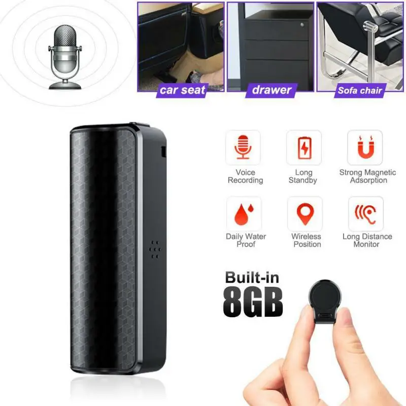 

JNN Q70 8GB Audio Recorder Mini Recording Pen MP3 Music Player Voice Activated Digital Dictaphone Audio Record Can Long Standby