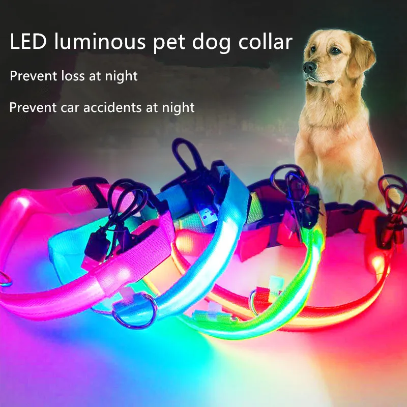 LED Glowing Dog Collar Recharge Adjustable Flashing Luminous Collar Night Anti-Lost Dog Light Harness for Small Dog Pet Supplie
LED Glowing Dog Collar Recharge Adjustable Flashing Luminous Collar Night Anti-Lost Dog Light Harness for Small Dog Pet Supplie