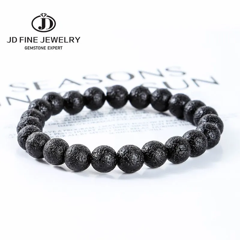 JD Natural Meteorite Stone Beaded Bracelets Men Women Black Round Energy Reiki Healing Strand Wristband Summer Jewelry Gifts
JD Natural Meteorite Stone Beaded Bracelets Men Women Black Round Energy Reiki Healing Strand Wristband Summer Jewelry Gifts