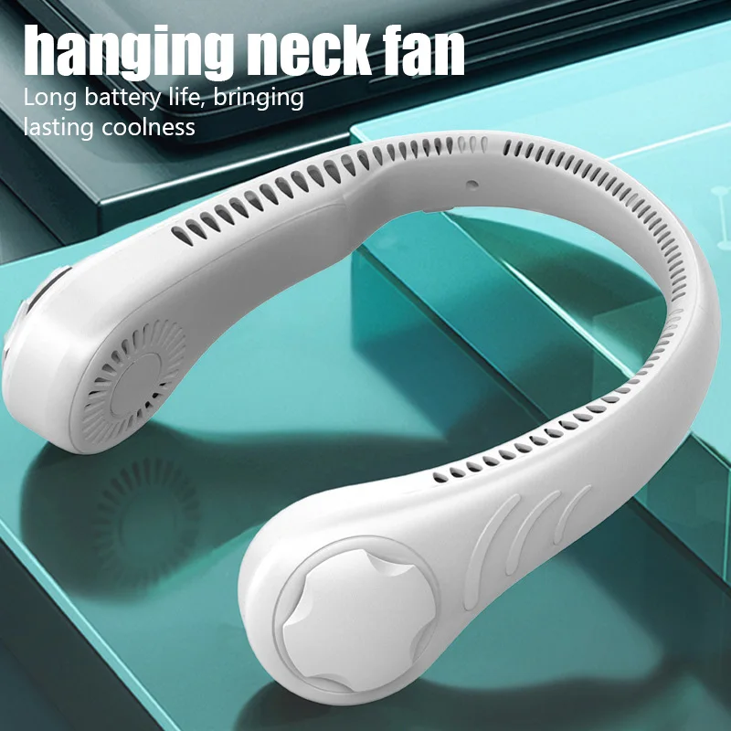 Portable Mini Neck Fan Portable Bladeless Fan USB Rechargeable Leafless Hanging Fans Air Cooler Cooling Wearable Neckband Fans
Portable Mini Neck Fan Portable Bladeless Fan USB Rechargeable Leafless Hanging Fans Air Cooler Cooling Wearable Neckband Fans