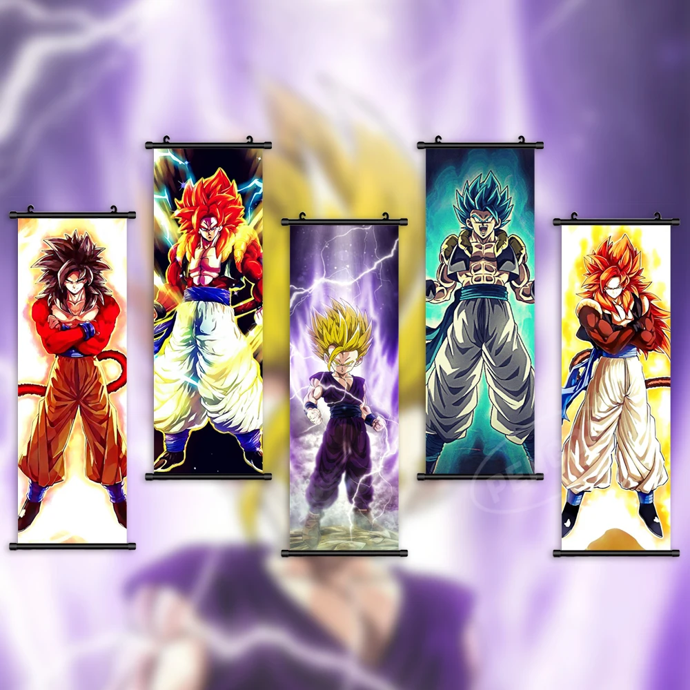 Canvas Dragon Ball Wall Art Prints Trunks Painting Hanging Super Saiyan Scrolls Goku Poster Anime HD Home Decor Modular Pictures
Canvas Dragon Ball Wall Art Prints Trunks Painting Hanging Super Saiyan Scrolls Goku Poster Anime HD Home Decor Modular Pictures
