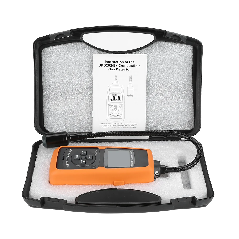 SPD202/EX Digital Combustible Gas Detector Natural LPG Coal Alarm Tester Meter Tool
SPD202/EX Digital Combustible Gas Detector Natural LPG Coal Alarm Tester Meter Tool