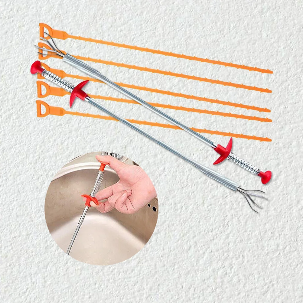 1 Set Drain Clog Sink Hair Removal Tool Drain Auger Plumbing Cleaner for Kitchen Sink Bathtub Toilet Basin
1 Set Drain Clog Sink Hair Removal Tool Drain Auger Plumbing Cleaner for Kitchen Sink Bathtub Toilet Basin