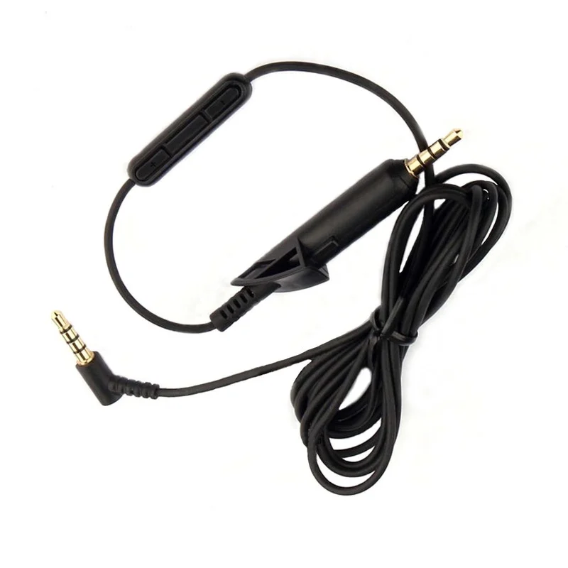 

Replacement Audio Cable Extension Cord for Bose QC15 QC2 Noise Cancelling Headphones In Line Remote and Microphone