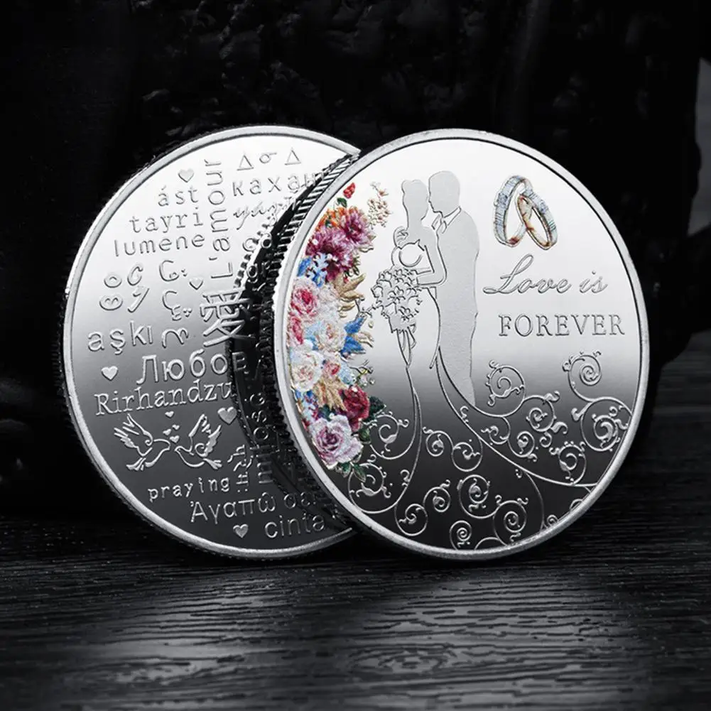 Wear Resistant Practical Romance Couple Collection Art Coin Gifts Long Lasting Lucky Coin Romantic for Wife
Wear Resistant Practical Romance Couple Collection Art Coin Gifts Long Lasting Lucky Coin Romantic for Wife