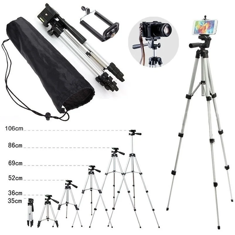 Professional Phone Tripod Stand Holder with Ball Head +Bag Tripodstand Universal Photography Tripodssupport Tripodforcamera
Professional Phone Tripod Stand Holder with Ball Head +Bag Tripodstand Universal Photography Tripodssupport Tripodforcamera