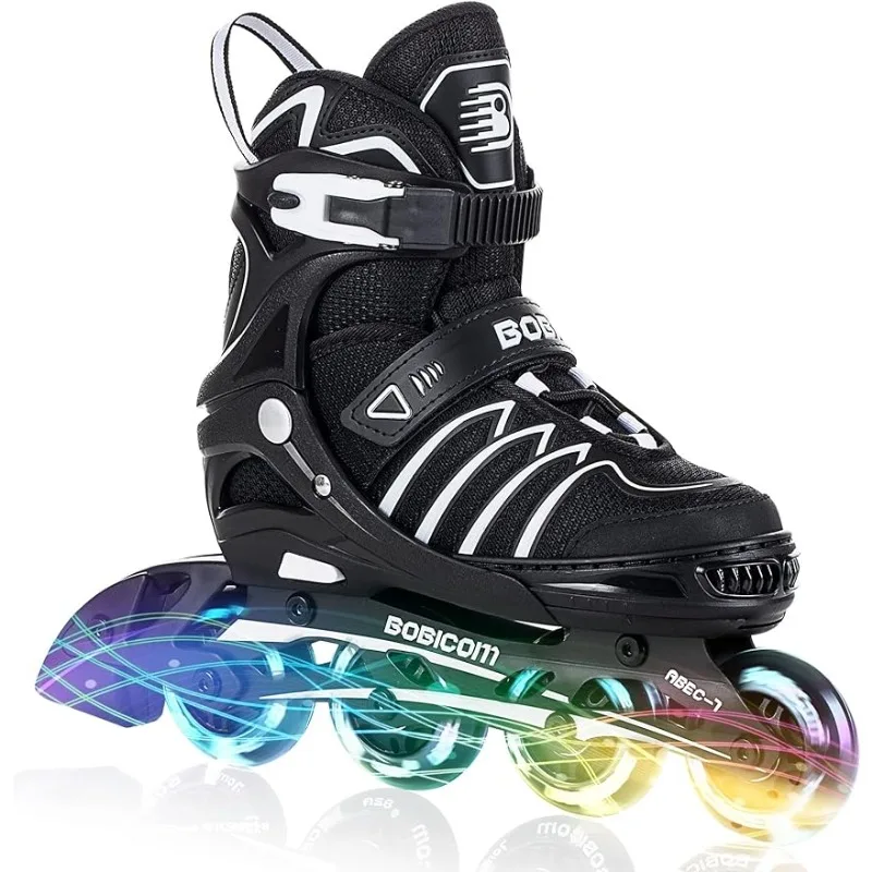DZQ Adjustable Inline Skates with Full Light Up Wheels,Outdoor Illuminating Roller Skates for Kids and Adults, Girls and Boys
DZQ Adjustable Inline Skates with Full Light Up Wheels,Outdoor Illuminating Roller Skates for Kids and Adults, Girls and Boys