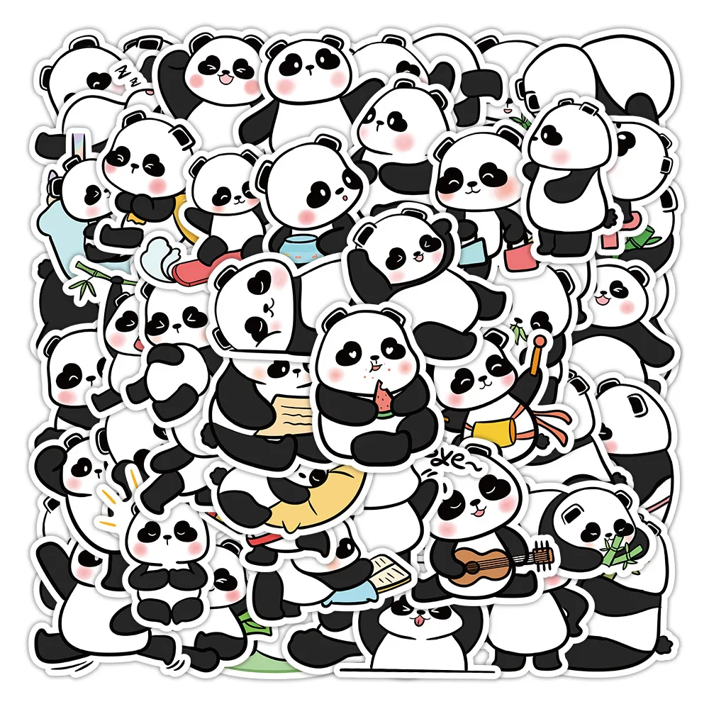 50PCS Cute Cartoon Panda Animal Stickers Skateboard Luggage Laptop Graffiti Waterproof Sticker Funny Toy Decal
50PCS Cute Cartoon Panda Animal Stickers Skateboard Luggage Laptop Graffiti Waterproof Sticker Funny Toy Decal