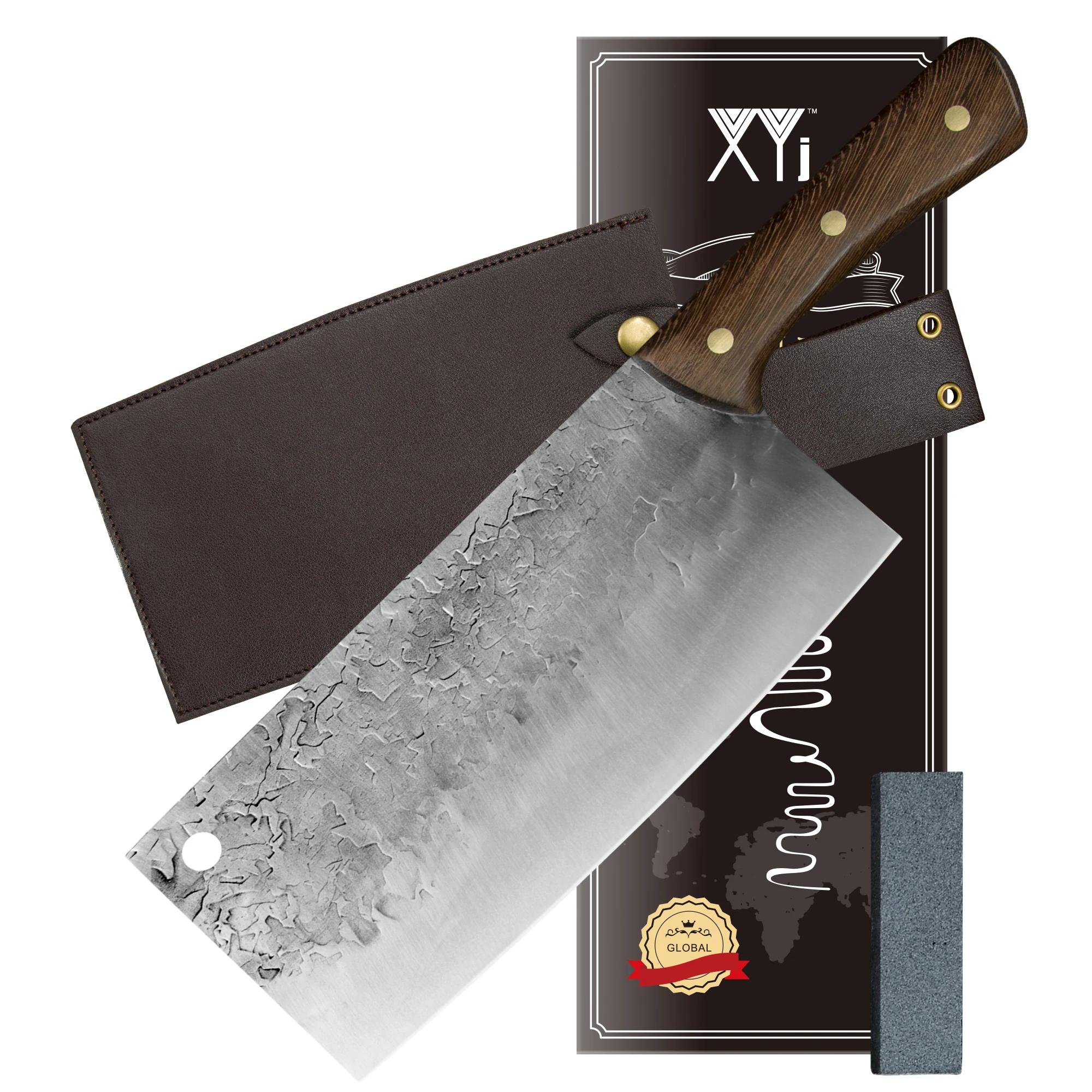 XYj 7,5 дюймовый кухонный нож, кованый нож для нарезки мяса из нержавеющей стали, мясница, овощерезка, нож шеф-повара с кожаной Кобурой
XYj 7,5 дюймовый кухонный нож, кованый нож для нарезки мяса из нержавеющей стали, мясница, овощерезка, нож шеф-повара с кожаной Кобурой