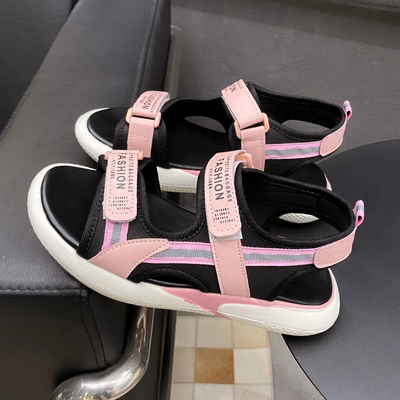 Summer Women Sandals Platform Flat Shoes 2022 Outdoor Casual Beach Sandals Open Toed Comfortable Female Shoes Black Zapatos 43 
Summer Women Sandals Platform Flat Shoes 2022 Outdoor Casual Beach Sandals Open Toed Comfortable Female Shoes Black Zapatos 43