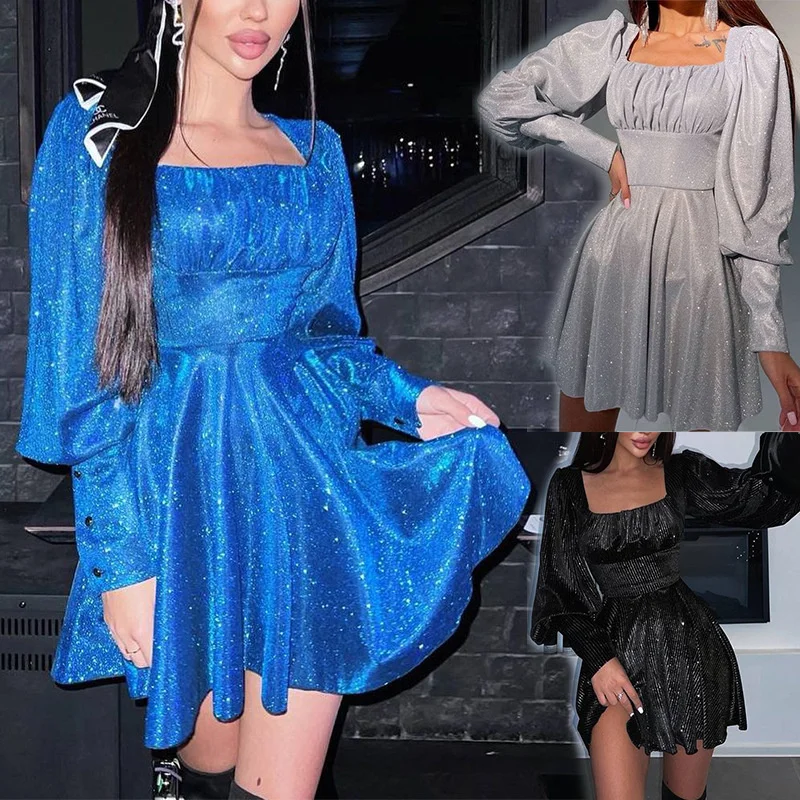 Женское Короткое платье-мини с квадратным вырезом и плиссированной талией
Женское Короткое платье-мини с квадратным вырезом и плиссированной талией