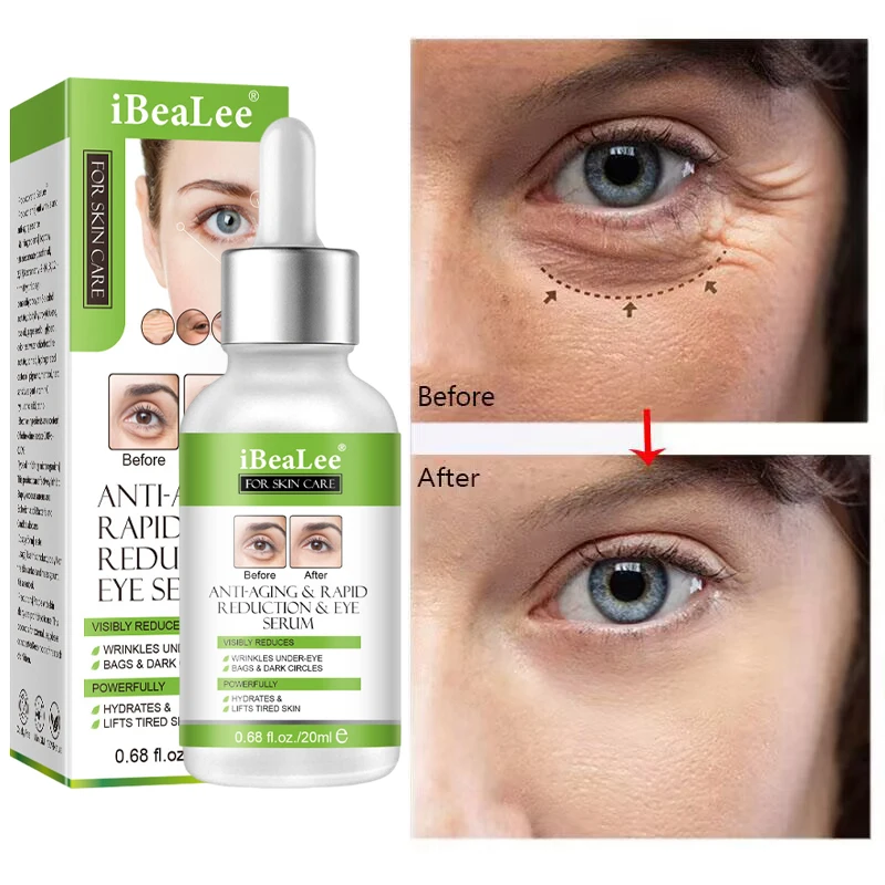 Wrinkle Removal Eye Serum Anti Dark Circles Remover Eye Bags Anti-Aging Firming Lifting Moisturizing Brighten Skin Care Essence
Wrinkle Removal Eye Serum Anti Dark Circles Remover Eye Bags Anti-Aging Firming Lifting Moisturizing Brighten Skin Care Essence