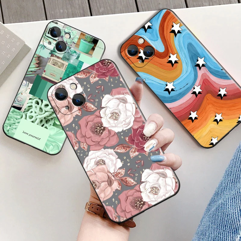 Colorful For Apple iPhone 13 12 11 Pro 12 13 Mini X XR XS Max SE 5 6 6s 7 8 Plus Phone Case Back Liquid Silicon Soft Carcasa 
Colorful For Apple iPhone 13 12 11 Pro 12 13 Mini X XR XS Max SE 5 6 6s 7 8 Plus Phone Case Back Liquid Silicon Soft Carcasa