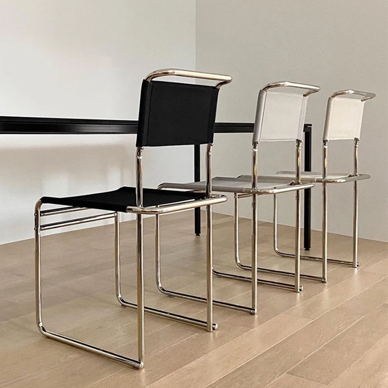 Designer Stainless Steel Dining Chair Nordic Kitchen Mid Century PU Leather Chair Modern Simplicity Sedie Home Furniture WKDC
Designer Stainless Steel Dining Chair Nordic Kitchen Mid Century PU Leather Chair Modern Simplicity Sedie Home Furniture WKDC