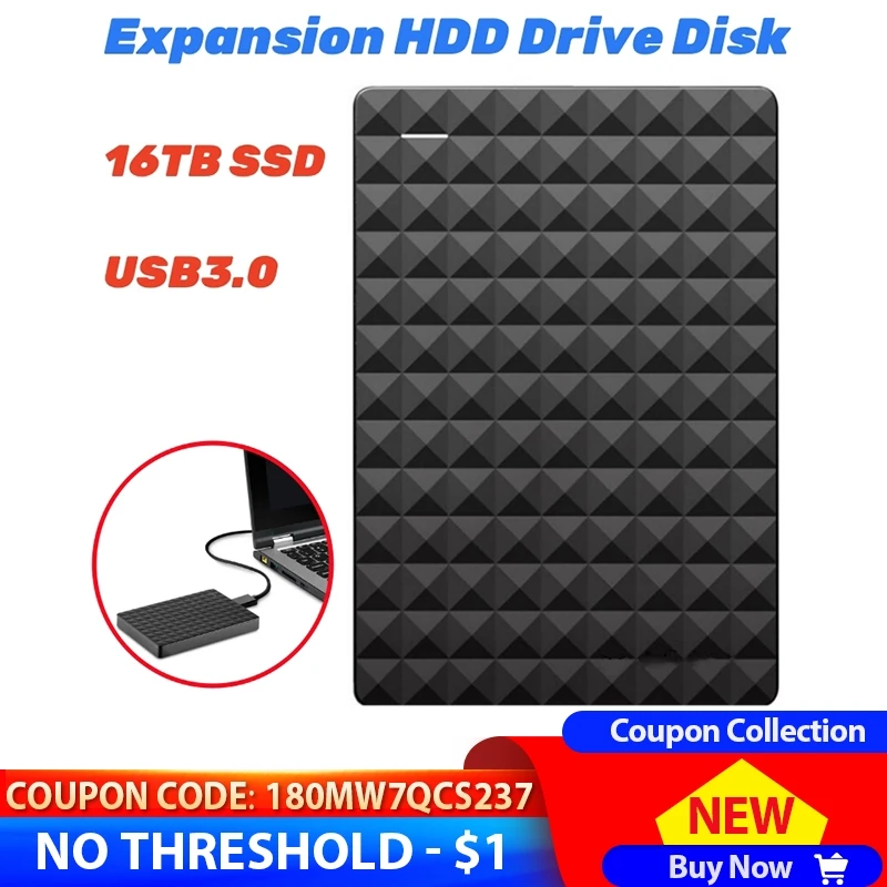 Expansion HDD Drive Disk 500GB 1TB 2TB 4TB USB 3.0 External Hard Disk 2.5" Portable Storage Device Compatible For Desktop Laptop
Expansion HDD Drive Disk 500GB 1TB 2TB 4TB USB 3.0 External Hard Disk 2.5" Portable Storage Device Compatible For Desktop Laptop