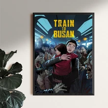 Train to Busan (2016) Movie Poster Star Actor Art Cover Canvas Print Decorative Painting (No Frame)