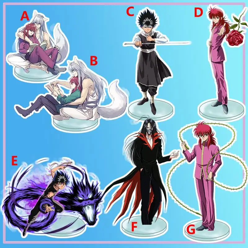 Anime Stand Yu Yu Hakusho Kurama Hiei Acrylic Figure Display Desktop Decoration 15cm
Anime Stand Yu Yu Hakusho Kurama Hiei Acrylic Figure Display Desktop Decoration 15cm