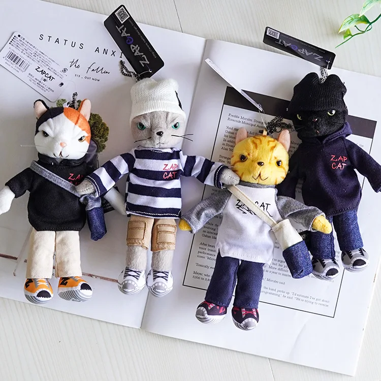 Cartoon Cool Cat Tug Cat Plush Charm Keychain Creative Cat Plush Doll Cute Unhappy Kitten Backpack Charm Couple Birthday Gift
Cartoon Cool Cat Tug Cat Plush Charm Keychain Creative Cat Plush Doll Cute Unhappy Kitten Backpack Charm Couple Birthday Gift