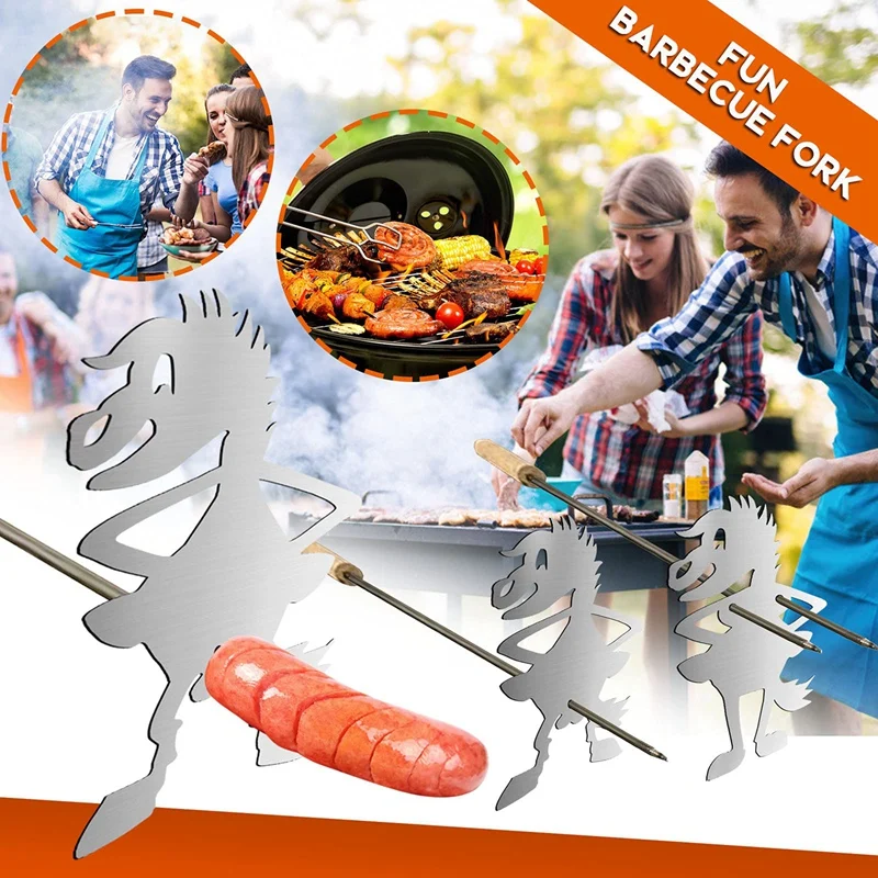 2 PCS Steel Hot Dog Marshmallow Roasters Skewer Stick Funny Horse Shape Roasting Stick Barbecue Forks For Campfire Grill
2 PCS Steel Hot Dog Marshmallow Roasters Skewer Stick Funny Horse Shape Roasting Stick Barbecue Forks For Campfire Grill